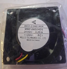 1 NEW MELCO BKO-C2461H04 MMF-06D24DS AXIAL FAN NNB ***MAKE OFFER***
