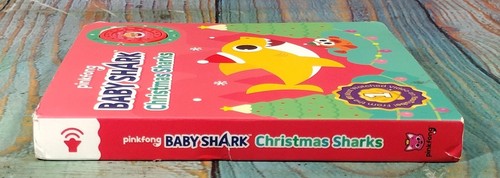 Pinkfong Baby Shark Christmas Sharks Sound Book (2021, Children's Board Book) - Imagen 8 de 11