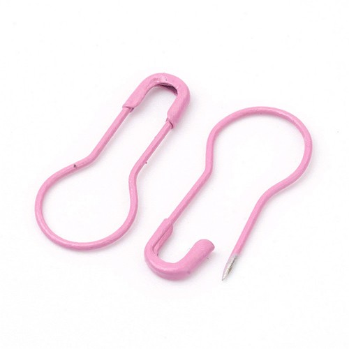 50pcs Colorful Iron Calabash Pins Knitting Stitch Marker Safety Pins 22mm Craft - Picture 14 of 14