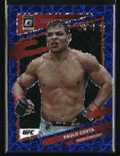 Paulo Costa 2020 Donruss Optic UFC Blue Velocity #56 RC MMA Card