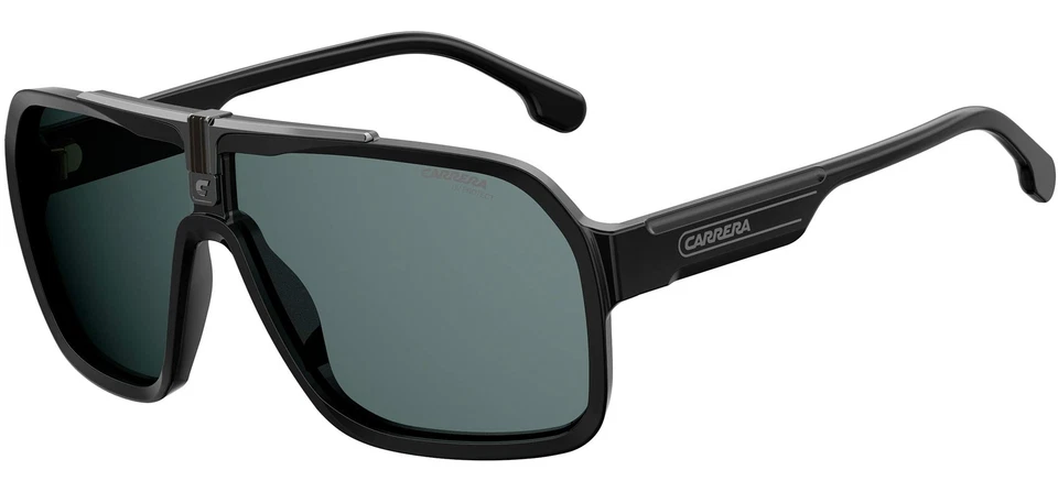 Carrera Men's 1014/S Shield Sunglasses Matte Black/Gray 64 Millimeters