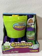 Gazillion Premium Bubbles Tornado Machine Ultimate Bubble Blower Green