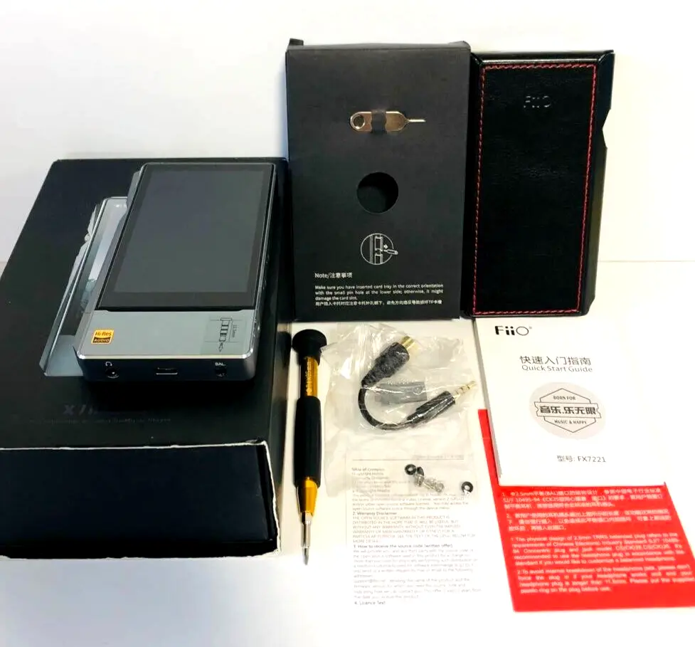 FiiO X7 Mark II FX7221 AM3A high resolution portable music player black new