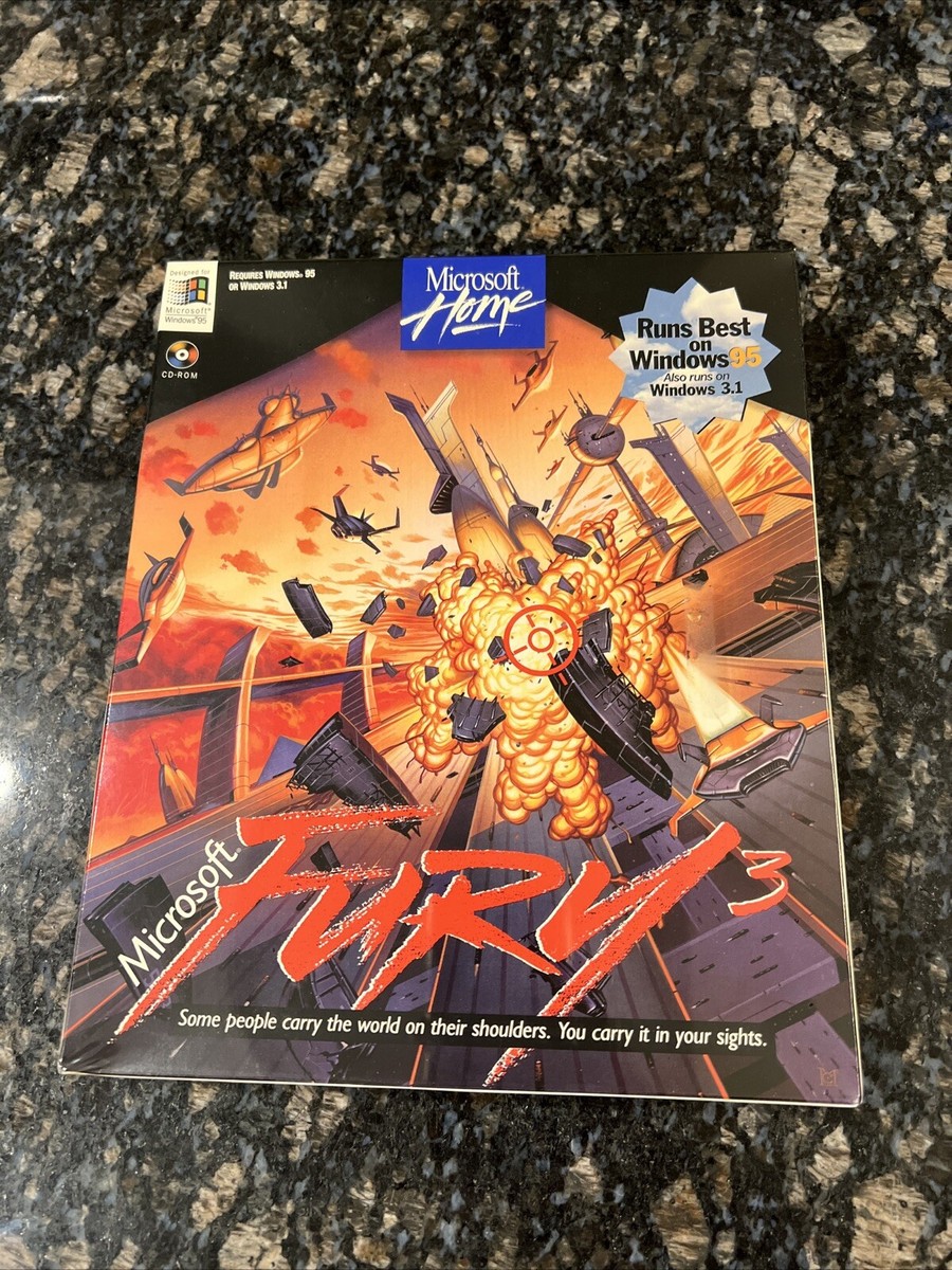 Microsoft Fury Windows 95 CD-ROM