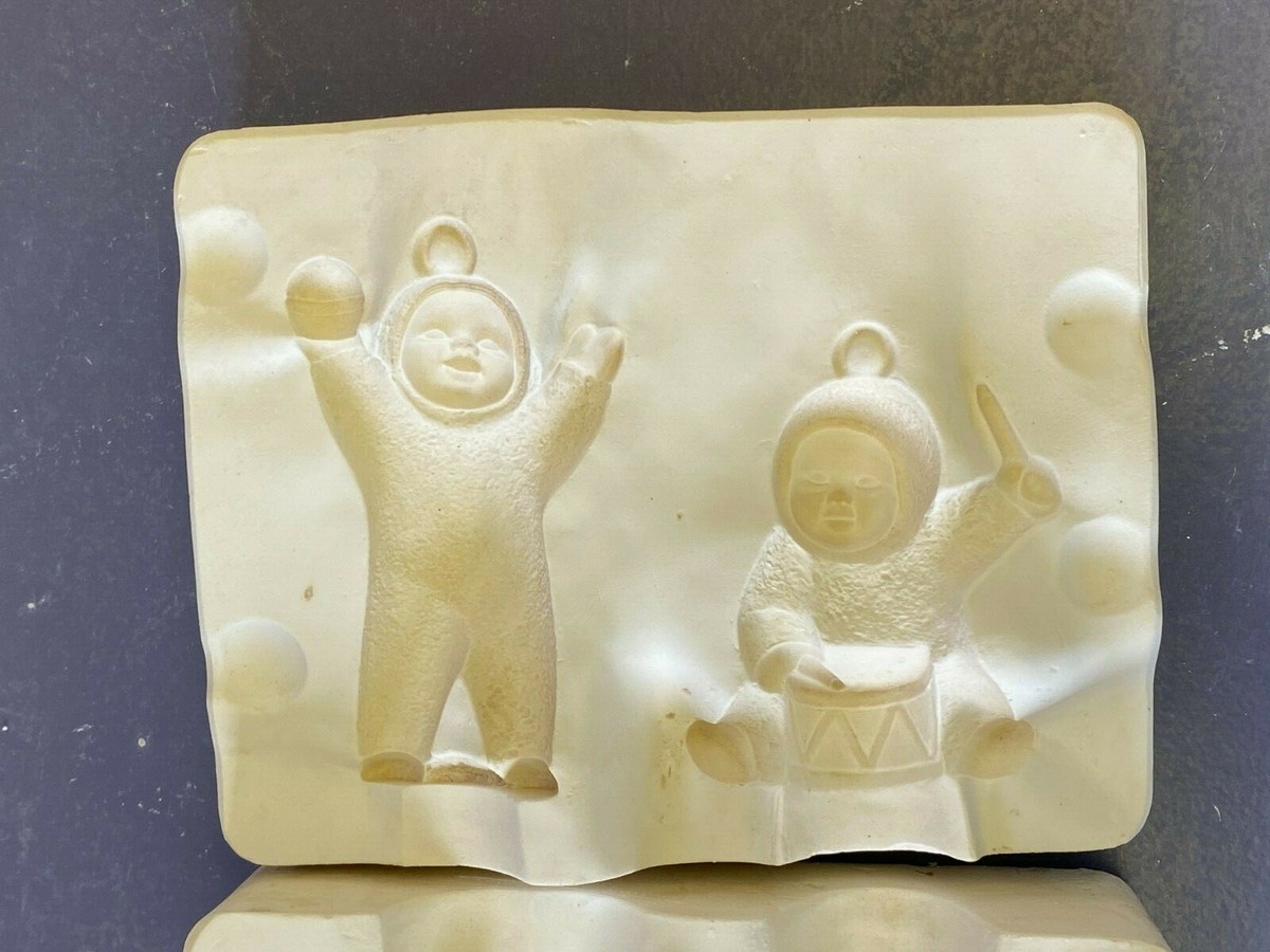 Moule à Glissière Céramique - Alberta's Snow Babies 1412 - Plâtre - Vintage