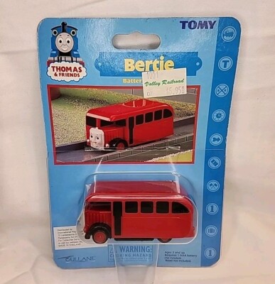 Vintage 2001 Thomas Train Battery Operated '' Bertie the Bus '' Rare Brand New