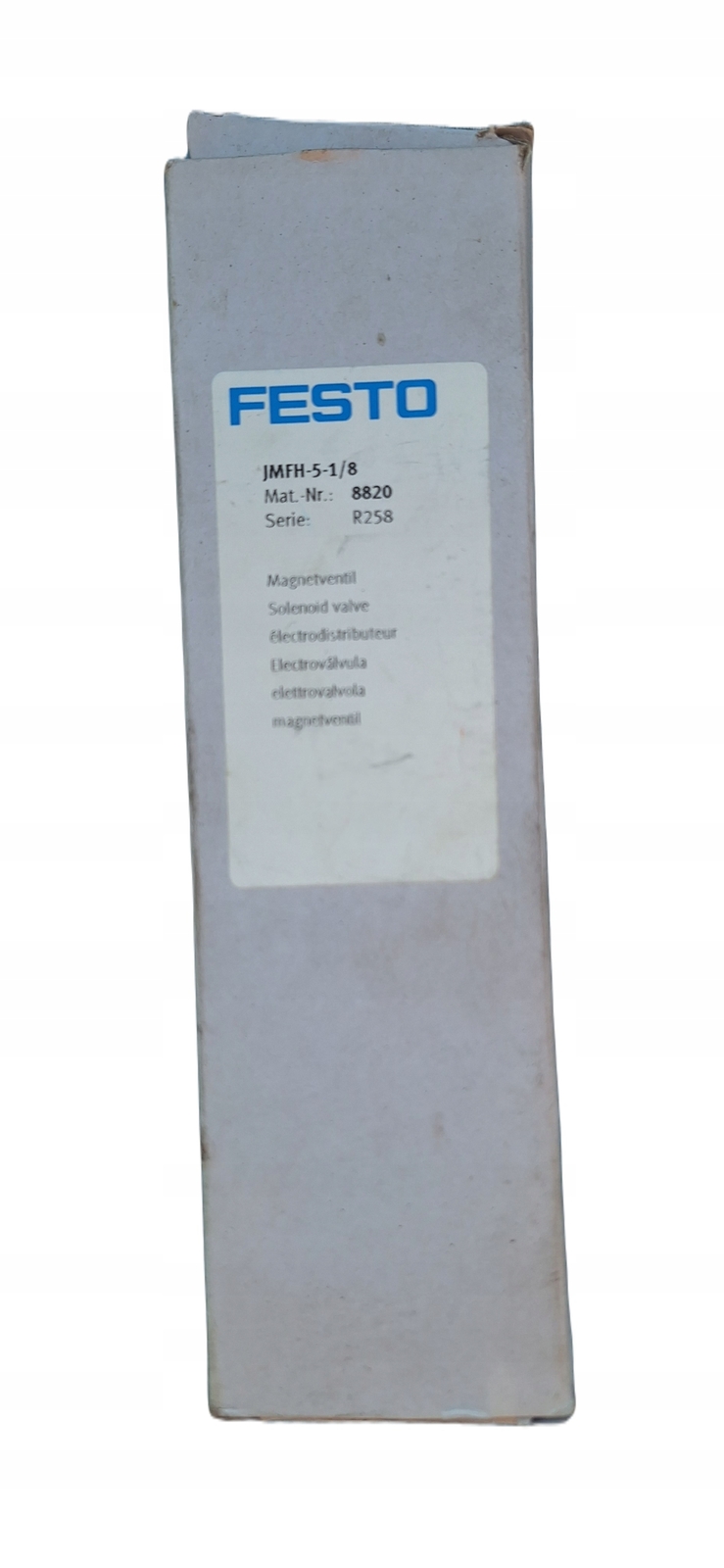 Festo JMFH51/8 Pneumatic Solenoid Valve, 5/2, G1/8, 8 Bar eBay