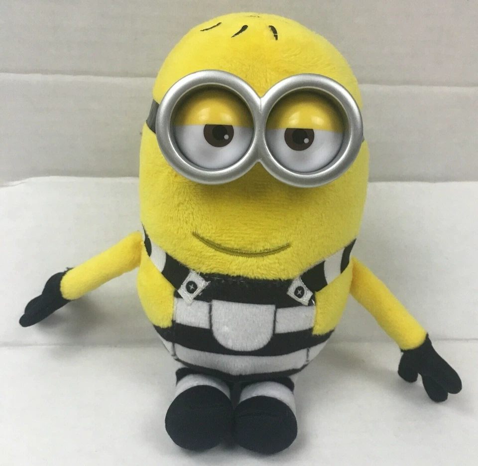 Peluche Ty Minion Tom Despicable Me 3 Prisionero 7.5" Prisión Villano Juguete de Peluche Usado en Excelente Condición Foto 4 de 4