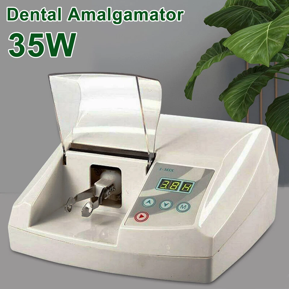 Laboratorio Dental Digital Amalgama Cápsula Mezclador Triturador Velocidad Ajustable Foto 2 de 4