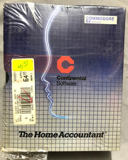  NIB  The Home Accountant Continental Software Commodore 64/128 Factory Sealed