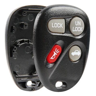 Key Fob Remote 4b Shell Case for Chevrolet GMC 16245100-29 ABO1502T