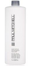 Paul Mitchell Soft Sculpting Spray Gel, Natural Hold, Soft Finish 33oz
