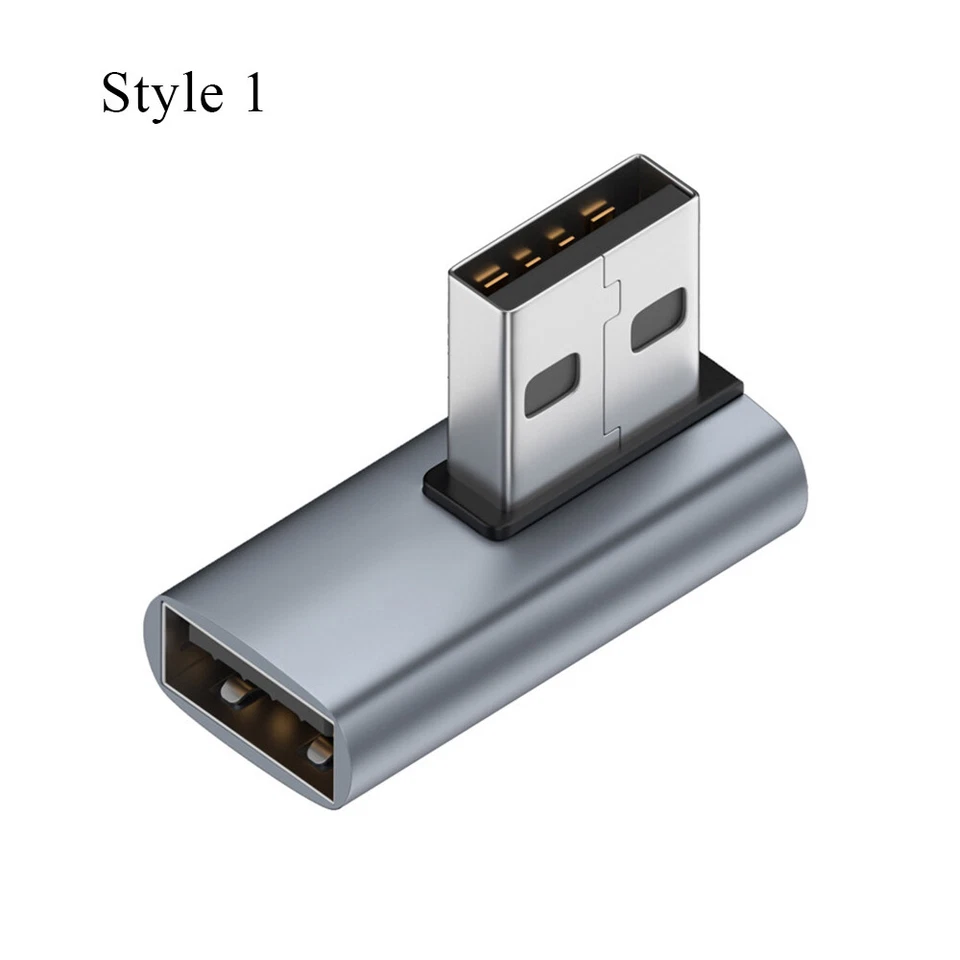 90 Degree Left Right Angled USB 3.0 A Male To Female Adapter Connector For PC @ - Image 4 of 4