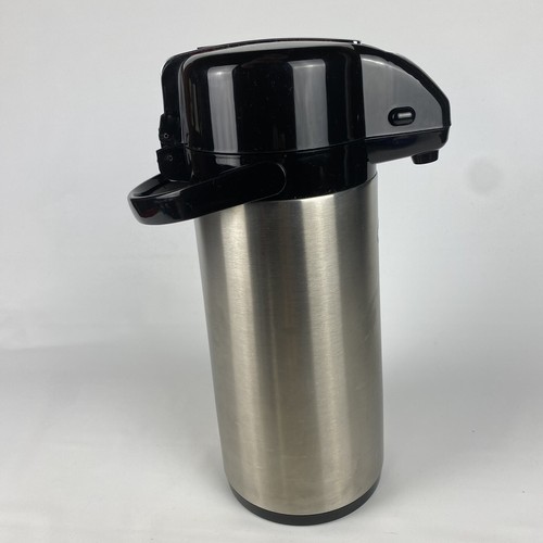 Winware Winco 2.5 Liter Glass Lined Airpot Push Button Rotating Base APSK-725 - Picture 2 of 15