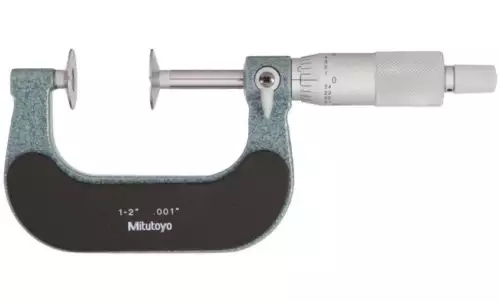 123-126 Mitutoyo Disc Micrometer 1-2"