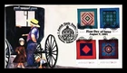 AMISH QUILT FIRST DAY OF ISSUE COVER AUGUST 9 2001 CACHET NAPPANEE INDIANA