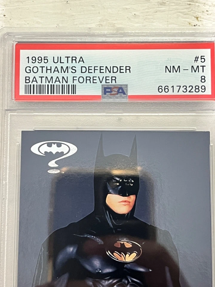Fleer Ultra Batman Forever Gotham’s Defender PSA 8 1995 Trading Card - Image 2 of 3