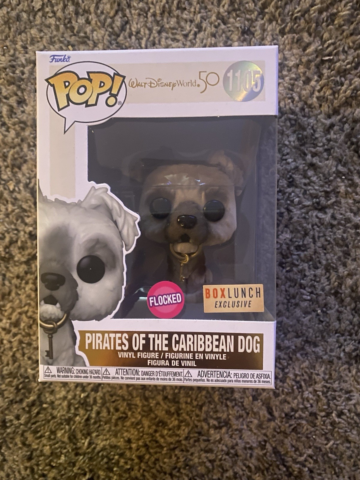 Funko Pop! Vinyl WDW50 Pirates Caribbean Dog Flocked BoxLunch Exclusive #1105