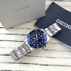 SEIKO Prospex Sea Automatic Watch SNE585 Blue Dial Solar Dive Men's watch 38.5m — photo 6