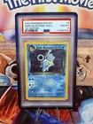 POKEMON 2000 1ST EDITION DARK BLASTOISE HOLO TEAM ROCKET PSA 8