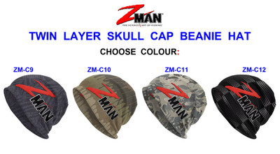 Z-MAN SKULL CAP BEANIE MÜTZE TRD TURBO CRAW FINESSE SWIMZ KITZLER HULA STICK TUBE