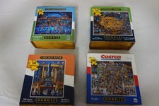Lot of 4 Dowdle 500 Piece Jigsaw Puzzles New Sealed Pieces Chicago River Winter