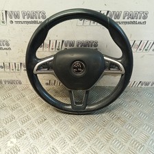 SKODA RAPID MK1 STEERING WHEEL 5E0419091BE 2013-2017 5E0880201A
