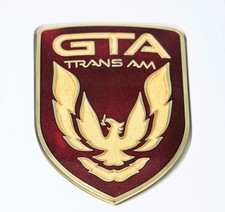 1987-1990 Trans Am Gta Front Bumper Emblem Flame Red 10118526