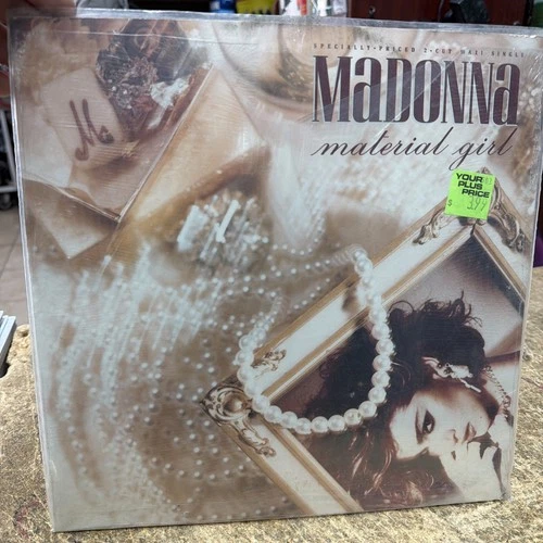 MADONNA~Material Girl~12 Inch Single LP~45 RPM~1984 SIRE Records