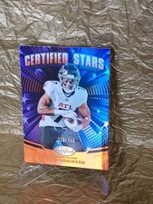 2025 Panini Certified Bijan Robinson Certified Stars Mirror Orange /149