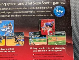 SEGA Dreamcast Console Rare Sports Bundle NFL NBA MLB 2k1 New Factory Sealed