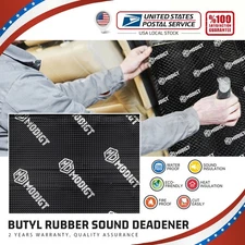 10/12x Car Butyl Sound Deadener Mat Proofing Noise Thick Insulation Material