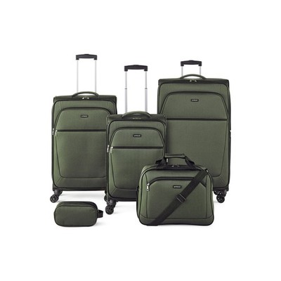 Protocol Court Softside Luggage Set GREEN ONE SIZE
