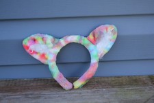 Great Wolf Lodge Ears Tie Dye Headband Colorful Limited Edition Rainbow HTF 6