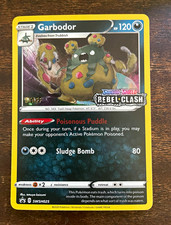 Pokémon TCG Garbodor SWSH025 Sword & Shield Promo Holo Stamped English staff on eBay