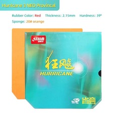 Original DHS Hurricane 3 NEO Provincal Table Tennis Rubber Professional Tacky P