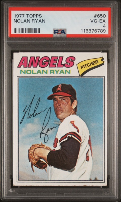 1977 Topps - Nolan Ryan #650 PSA 4