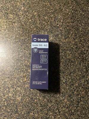 Trace Ionic D3 K2 Liquid Supplement 125 Mcg Supports & Bones And Immunity ￼￼