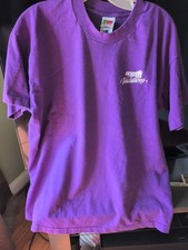 Amtrak Original Vacations T-Shirt Purple Unisex Size XL Train Railroad Vintage