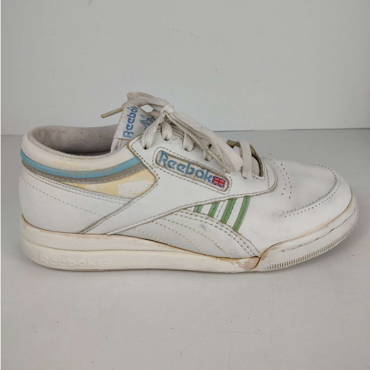 Rare Vintage 80s Reebok B4000 streetwear trainers womens size 6.5 1987