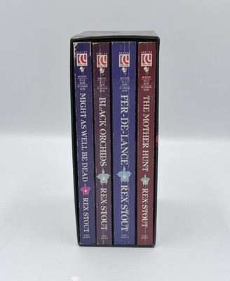 A Nero Wolfe Casebook By Rex Stout, 4 Mystery Paperback Books Box Set, 1995