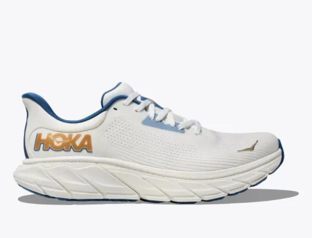 Hoka Arahi 6 Mens Size 10.5 D Running Shoes White Blue Yellow Outdoor Hoka One One Arahi 6 Review | Running Shoes Guru main image 4