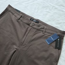 Travis Mathew NWT Brown Legacy Stretch Knit Performance Pants Men's 38x32