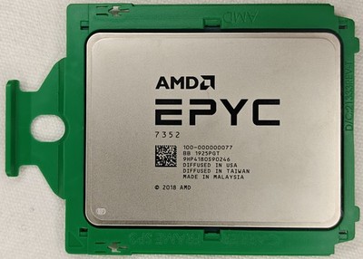 AMD EPYC 7352 Processors 2.3GHz CPU 24 Core 128MB SP3 100-000000077 Max 3.2GHz