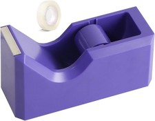 Desktop Tape Dispenser with Non-Skid Base,Colorful Heavy Duty Cute Tape