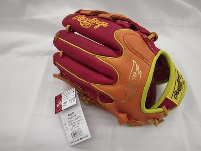 Rawlings GR5FHTCN55W Allround Rubber Baseball Glove Right Hand Throw Scarlet