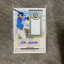 2024 Panini Boys of Summer Signatures Colton Ledbetter #PMS-CL /99 (AU, MEM, RC)