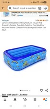 Image of Cartoon Inflatable Paddling Pool 2m 3-Layer Kid Ground Inflatable Toys Kids