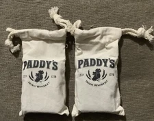Paddy’s Irish Whiskey Granite Stone Ice Cubes 6 Per Pouch Unique New 2 Pouches