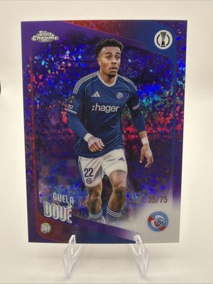 2025-26 Topps Chrome - Guela Doué RC Purple Mini Diamond /75